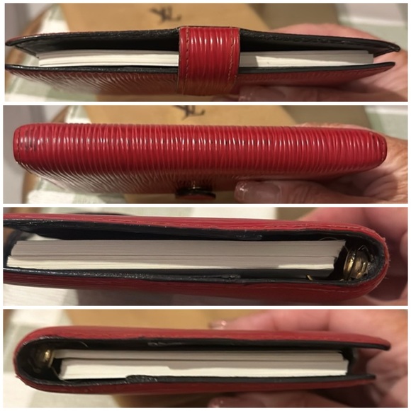 Authentic Vintage Louis Vuitton Red Epi Leather Agenda/PM Planner - Picture 7 of 16